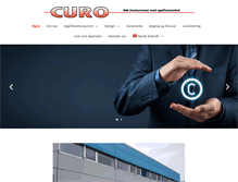 Tablet Screenshot of curo.no